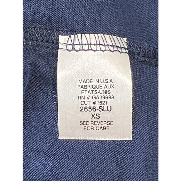 NEW Frenzii by Jully Kang Navy Jersey Knit Soft Long Sleeve Mini Dress Sz XS USA - Picture 6 of 13